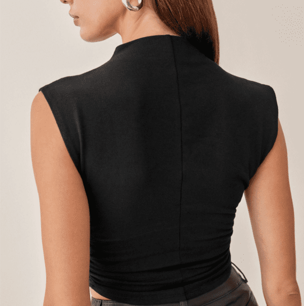 Ruched Mock neck Top - Image 6